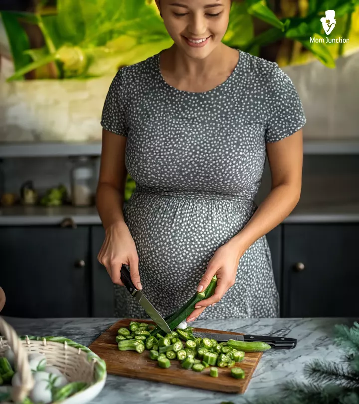 Okra recipe in a bowl