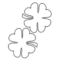 Pair-four-leaf-clovers-for-luck