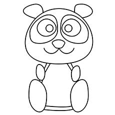 Panda Bear Coloring Page