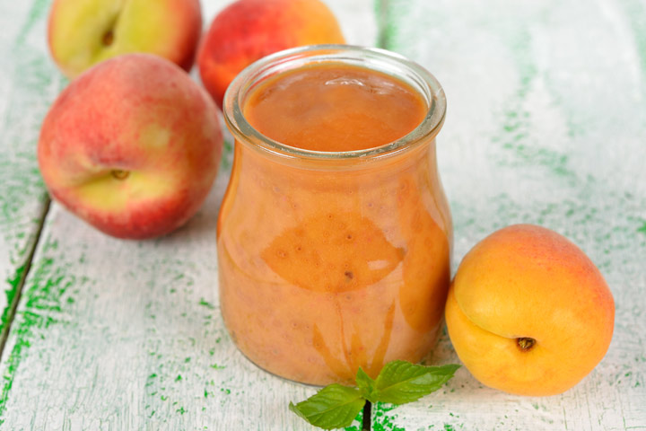 APPLE & NECTARINE PUREE with GRATER, NO BLENDER