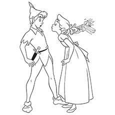 Peter and Wendy coloring page