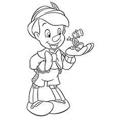 Pinocchio coloring page