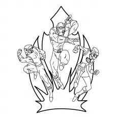 Wonderful Power Rangers Coloring Pages_image
