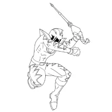 Power Rangers Wild Force Coloring Pages_image
