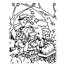 Pumpkin Patch LG coloring Page