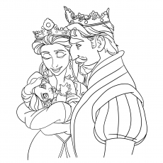 Royal Family coloring page