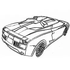 Rugged Lamborghini Sports Car Coloring Page_image