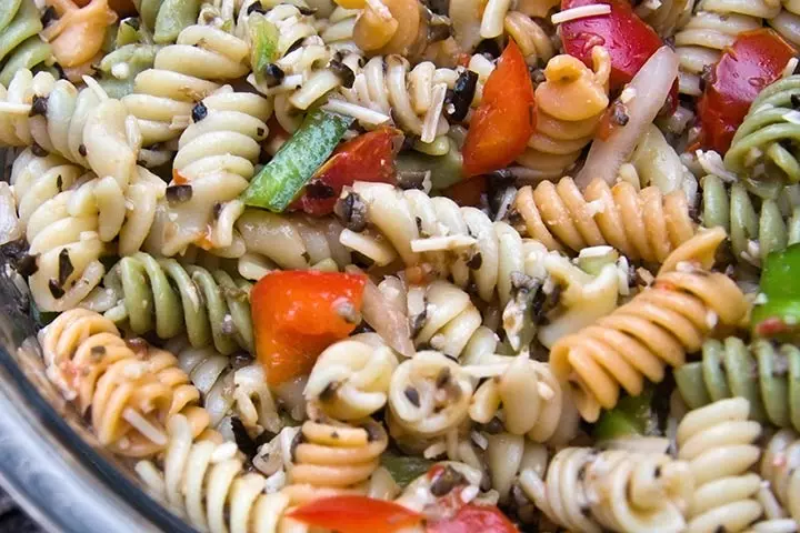 Salsa pasta salad recipe for kids