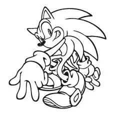 Sonic Hedgehog Coloring Pages_image