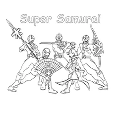 Power Rangers Super Samurai coloring pages