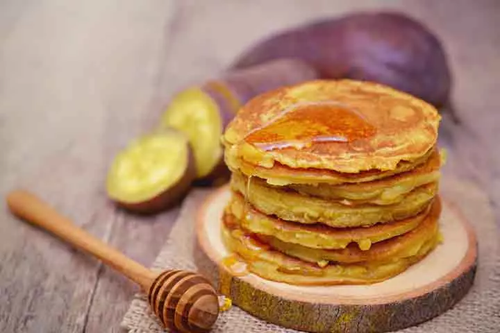 Sweet potato pancakes