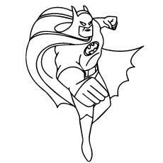 Batman Coloring Page for Kids