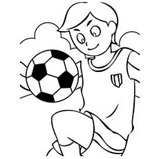 big kid girl soccer coloring pages