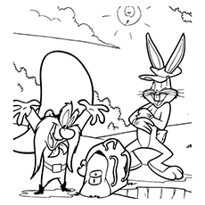 The Bugs And Sam Coloring Page