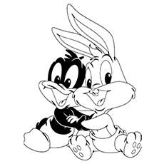 The-Bugs-Bunny-And-Daffy-Duck-color-to-print