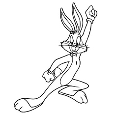 The Bugs Bunny Coloring Page