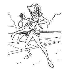 Printable Cat Woman Coloring pages from Batman Series