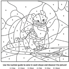 The Dragon, How To Train Your Dragon coloring page