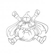 Majin Buu Coloring Pages For Kids, by Kids Drawing Ideas