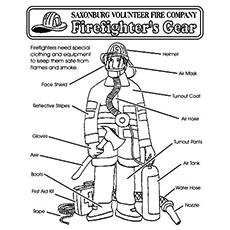 safety gear coloring pages