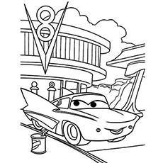 cars coloring pages sally