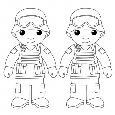 Friendly Soldier Coloring Page_image