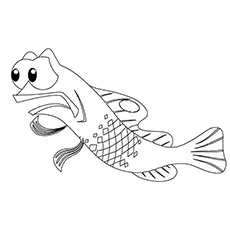 Nemo Gurgle is a Royal Gramma Fish Coloring Pages