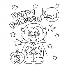 Vampire Coloring Page - Ultra Coloring Pages