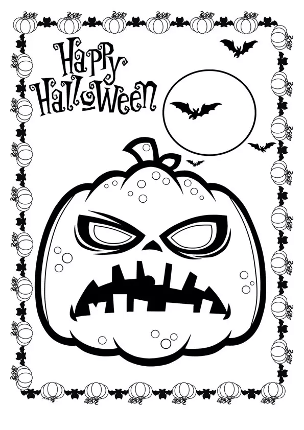 The-Halloween-Pumpkin-And-Bats