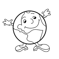 Coloring Pages of Earth Hug Me