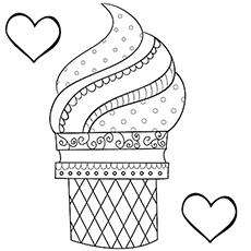 coloring pages of ice cream