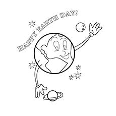 Happy Earth Day Coloring Pages