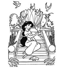 jasmine coloring pages