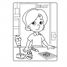 Handy Manny kelly coloring page