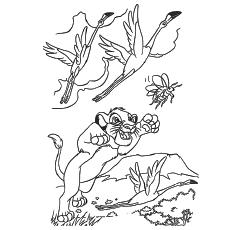 Kion Animal Colouring Sheet