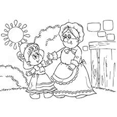 Top 10 Free Printable Little Red Riding Hood Coloring ...