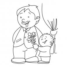 Make Your Dad Happy Coloring Page