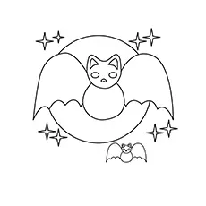 Moon And The Bat Coloring Pages_image