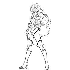 harley quinn and poison ivy coloring pages