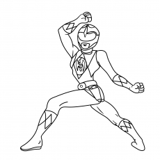 Mighty Morphin The Powerrangers Coloring Pages