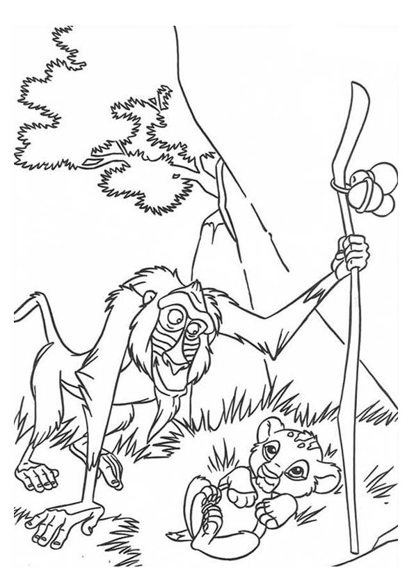 The-Rafiki-looking-After-the-Cub