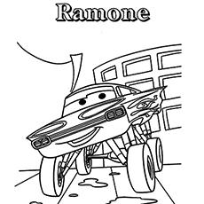 ramone coloring pages