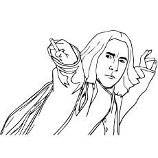 Severus Snape Coloring Page