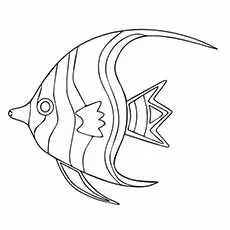 Striped Gill Coloring Pages