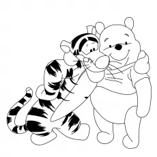 The Tigger In Winnie The Pooh coloring pages