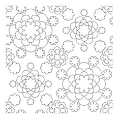 Tiny Flower Patterns Coloring Page