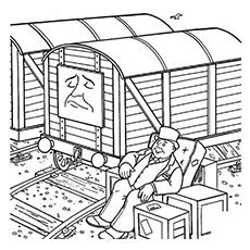 The Toby Coloring Pages from Thomas the Train