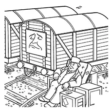 The Toby Coloring Pages from Thomas the Train