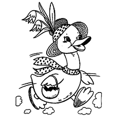 Trendy Duck Coloring Pages to Print