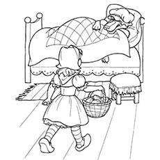 Top 10 Free Printable Little Red Riding Hood Coloring Pages Online